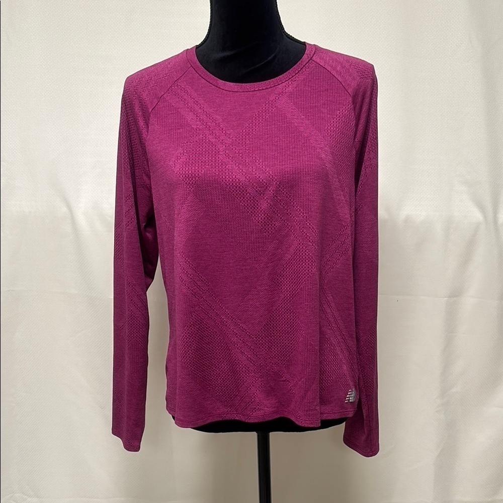 New Balance Athletic Women's Long Sleeve Top in Purple